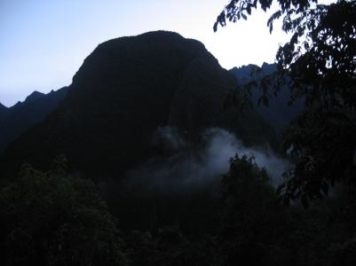 Auf dem Weg nach oben. 